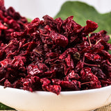 Natural health drink without additives, dried Cornus officinalis herbal tea