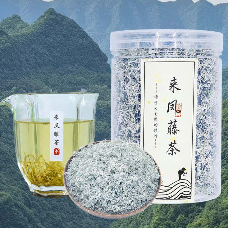 Premium Laifeng Selenium-rich Vine Tea in Small Jar Zhangjiajie Berry Tea
