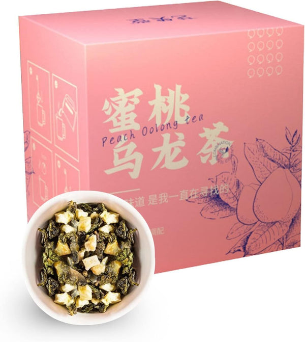 Pfirsich Oolong Tee 50g/1.8oz Weißer Pfirsich Früchteteebeutel Mit Fruchtigem