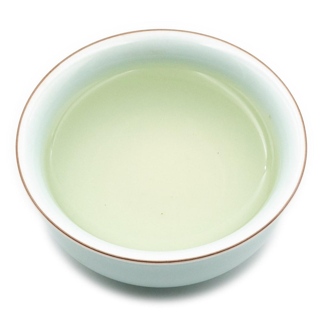 Natural high-quality Chinese Zhu Ye Qing Green Tea Yuqian 1st Grade Loose Leaf