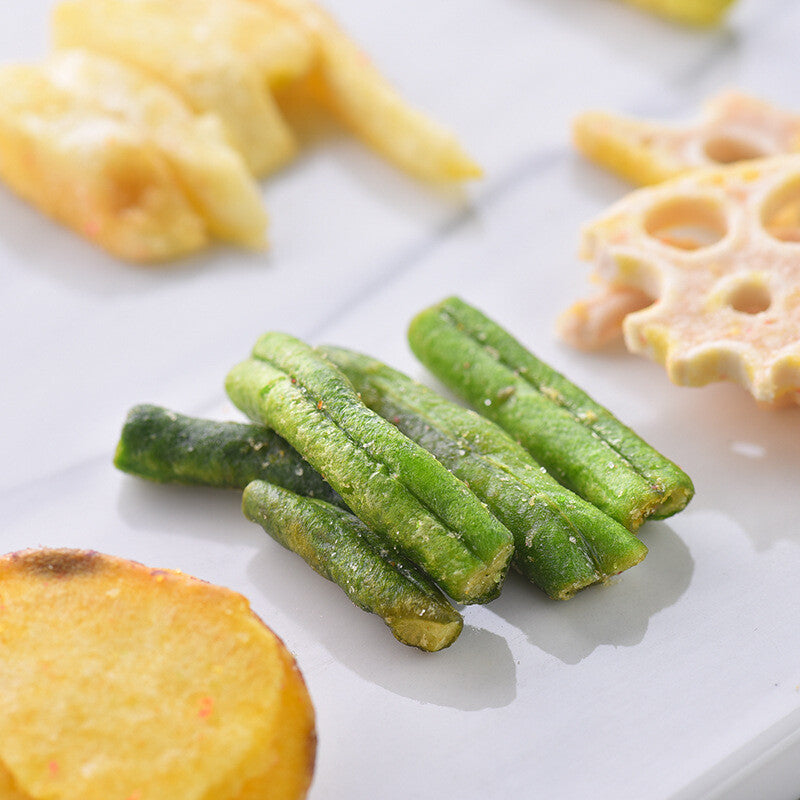 Getrocknetes Obst und Gemüse Gemischte knusprige vegetarische Snacks