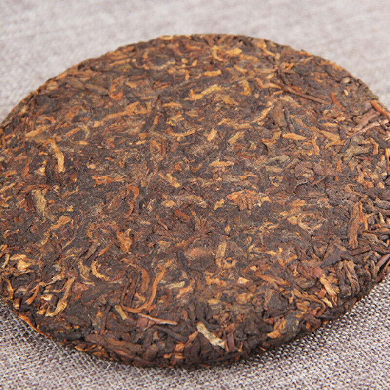 Top Menghai Ripe Pu'er Tea Cake Classic Tea  Slimming Tea 200g