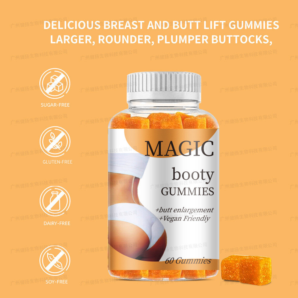Butt Enhancement Gummy 60 Squares Gummies Natural Butt Enhancement Main image