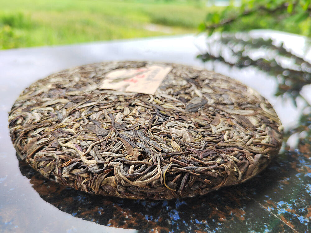 Sleeping Deer Mountain Ancient Tea First Spring Pu'er RawLeaf Tea Cake 12.6oz