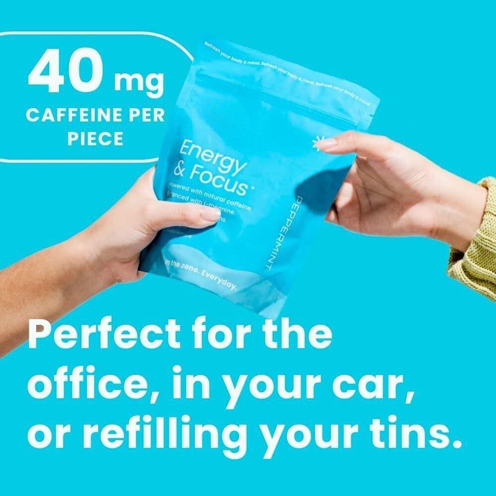 Energy Caffeine Mints by NeuroGum - 90 Mint Pack Secondary image