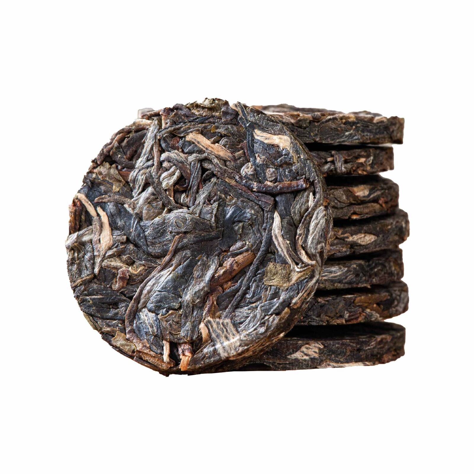 Yunnan Pu-erh Tea Mini Cakes with Dried Tangerine Peel White Tea