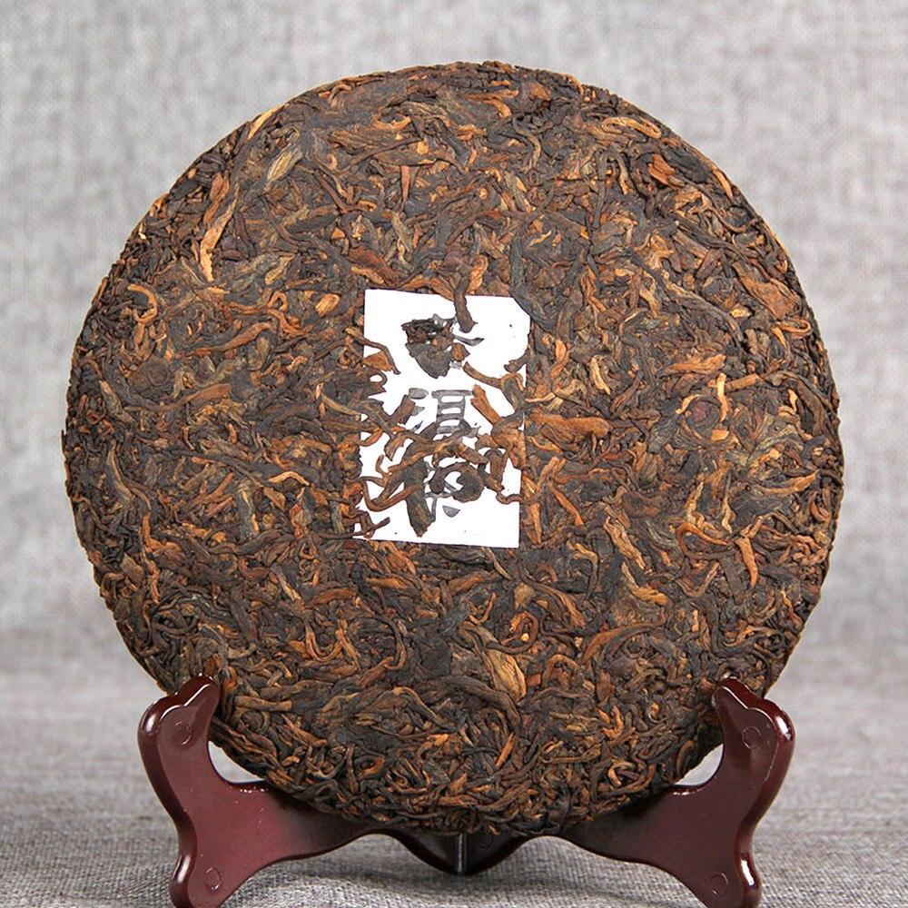 2017 Old Tree Fermented Ripe Pu Er Tea Iceland Golden Bud Shu Puerh Tea 357g Secondary image