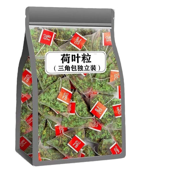 Authentic Weishan Lake Dried Lotus Leaf Tea Lotus Leaf Tea Triangle Bags