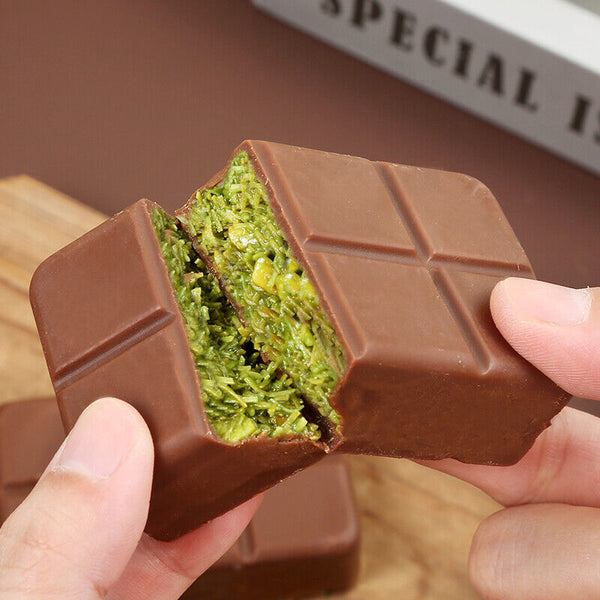 Dubai Pistachio Chocolate with Pure Cocoa Butter 🍫 Popular Snack Recommendation
