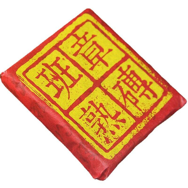 Cooked Tea Class Seal Golden Bud Ancient Tree Tea 36g * 10 Pu'er Tea Brick Old