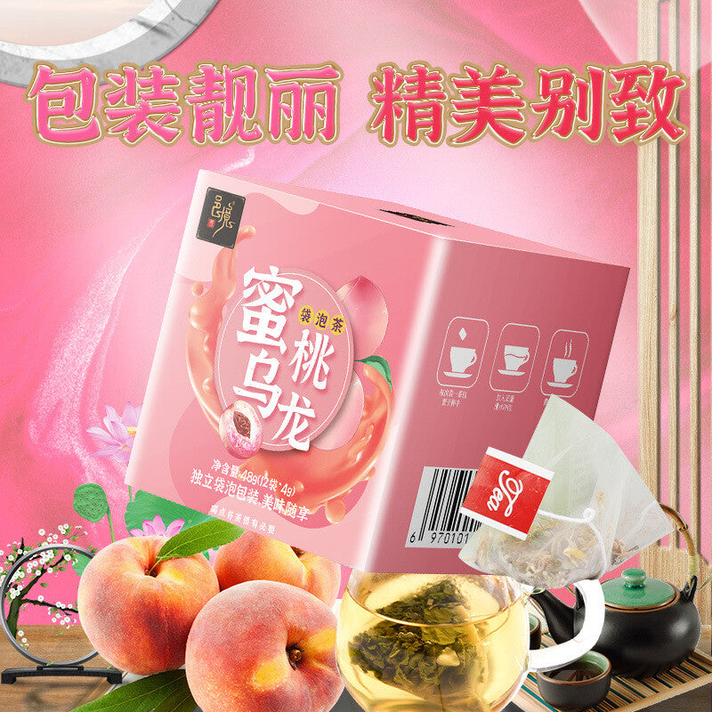 Fragrant Honey Peach Oolong Tea Flower Fruit Tea 48g (4g*12 Bags) Main image