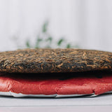 High-Quality Yunnan Pu'er Tea Ripe Tea Cake 357g Dingjiazhai Sealed Packaging