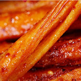 5pcs Spicy Gluten Spicy Strip Snacks  Chinese Spicy Food Exotic Snacks