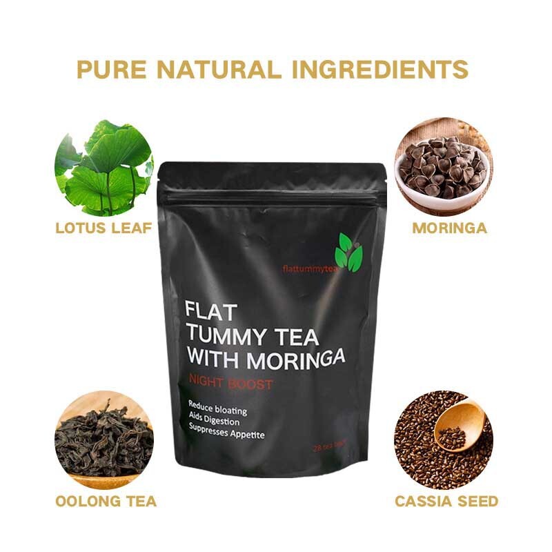 3g*28 bags Herbal Tea All Natural Flat Tummy Tea with Moringa Secondary image
