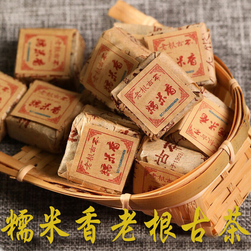 500G Yunnan Ancient Tree Pu'er Tea Glutinous Fragrance Xiaotuo Tea Cake Ripe Tea Main image