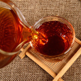 Yunnan Pu'er Ripe Tea Jingmai Mountain Seven Zi Cake Ripe Tea 357g