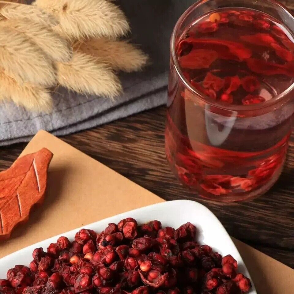 Dried Schizandra Berries Wu Wei Zi Organic Schizandra Berri Herb Tea 500g Secondary image