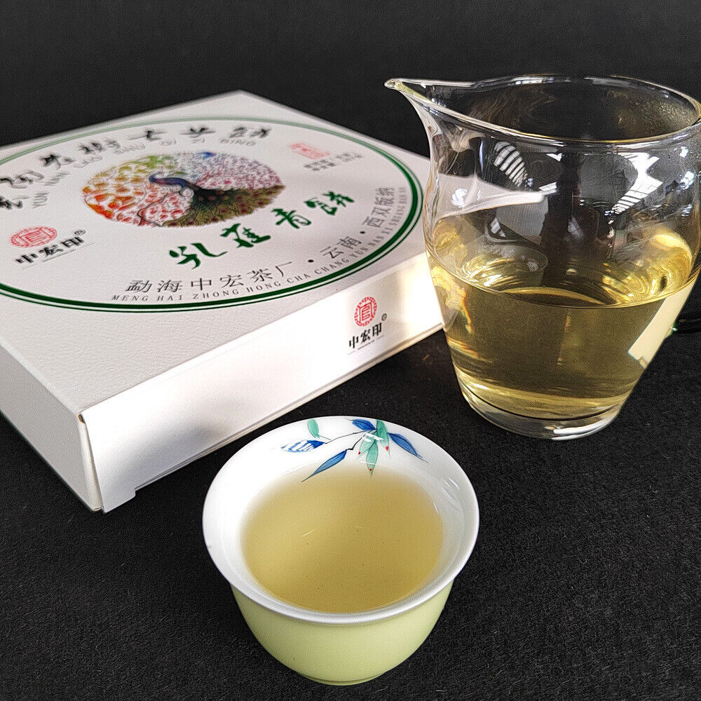 357g Pu'er Tea Green Cake Raw Tea Cake Icelandic Old Tree Pu'er