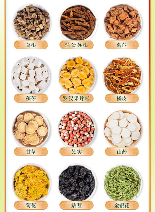 Energizing Tea Collection: 24 Varieties with Ginseng, Goji & Chrysanthemum