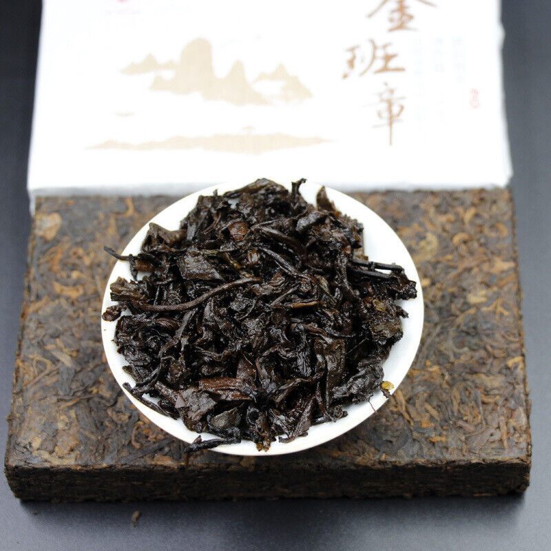 Thé en brique du Yunnan Banzhang Pu'er thé noir Menghai mûr 200g