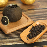 Premium Xinhui Tangerine Peel Pu-erh Tea Loose Leaf Tianma Mei Jiang Gongting