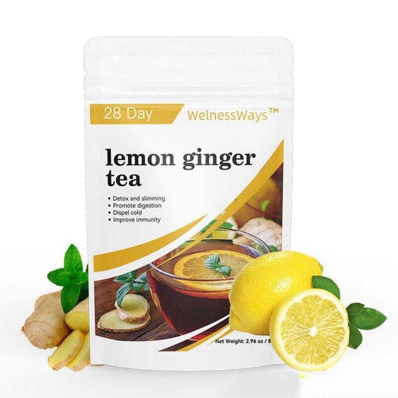 2.96 oz (84g)Herbal Weight Loss Lemon Ginger tea Caffeine Free  Lemon Ginger Tea Main image