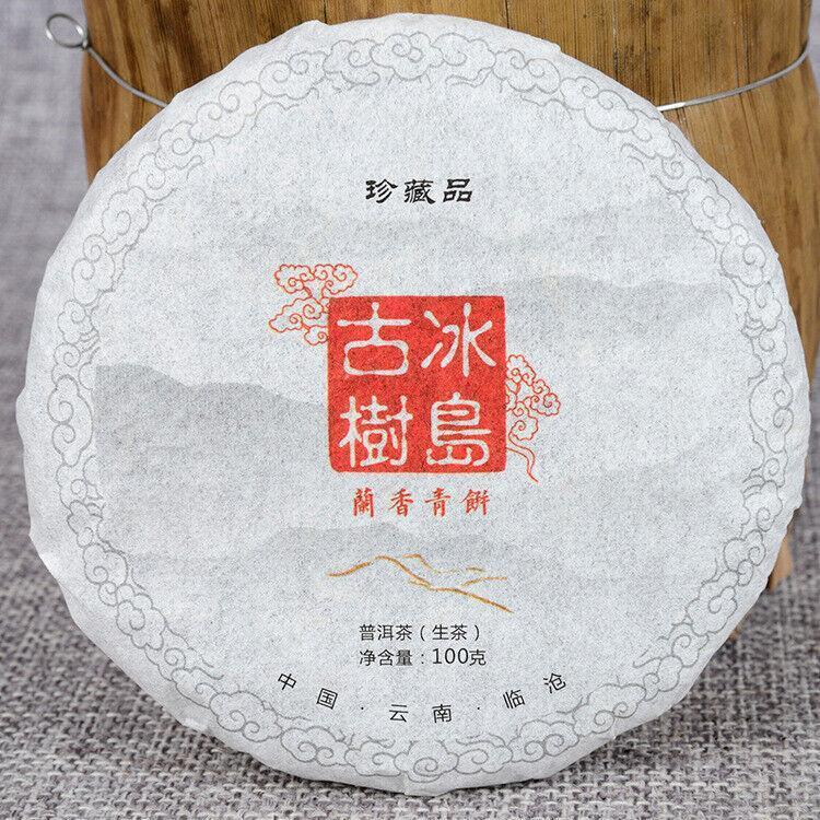 2012 Ice Island Ancient Tree Raw Cake Early Spring Yunnan Pu-erh Tea 100g