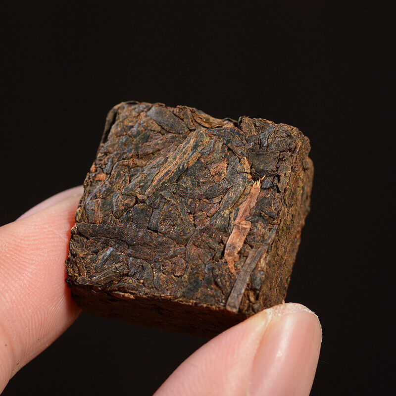 500g Menghai Pu'er Ripe Tea Small Square Brick Tea Leaves Pu'er Tea Tuo Tea