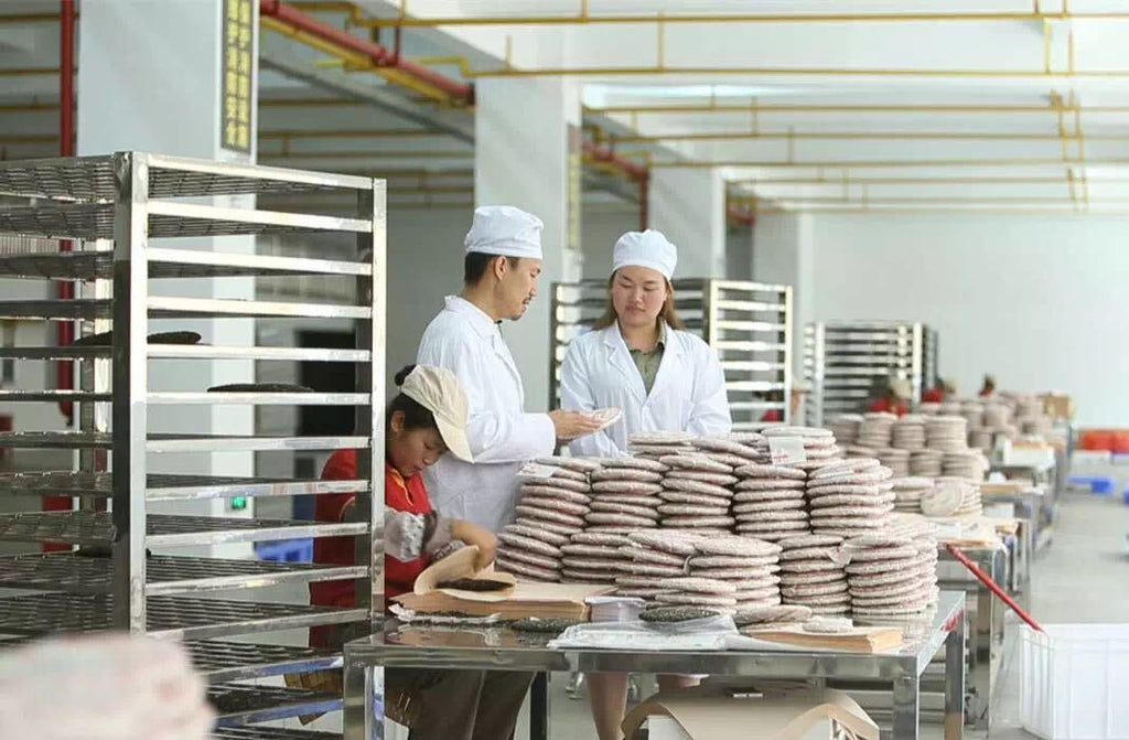 Ripe Puer Tea Haiwan 2018 Chinese Puer Tea 7578 Batch 181 Ripe Pu Erh Cake 357g