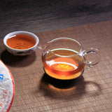 0432 Ba Jiao Ting Li Ming Puer Aged Pu Er Tea Cake Natural  Pu Erh Tea 357g
