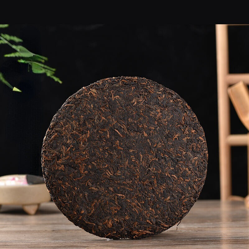 TeaPu-Erh Chinese Puerh Black Tea Ripe Tea Cake Health Care 357g Natural Big Tree