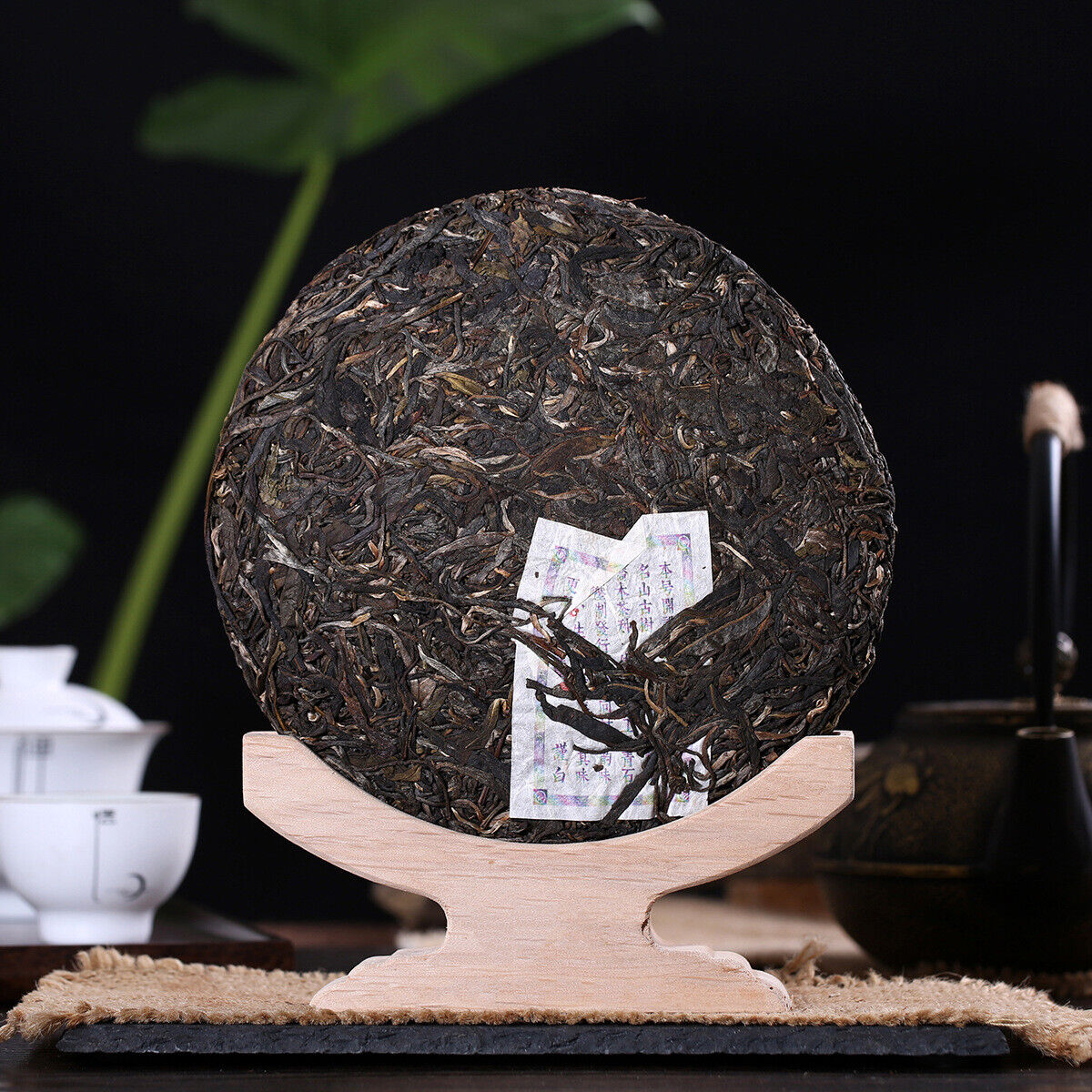 Yunnan Pu-erh Tea Cake Seven Seed Cake Raw Tea Spring Rhythm 357g Spring Tea Secondary image