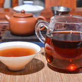 357g Yunnan Pu'er Tea Imperial Seal Cooked Tea Big Leaf Tea Cake