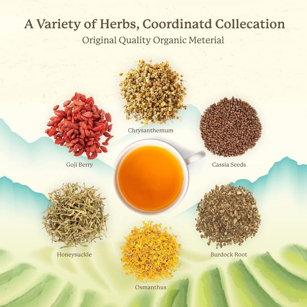 China Herbal Chrysanthemum Organic Burdock Root Tea Bags