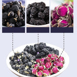 Black Goji Berry Mulberry Black Goji Berry Rose Combination Flower Tea -240g