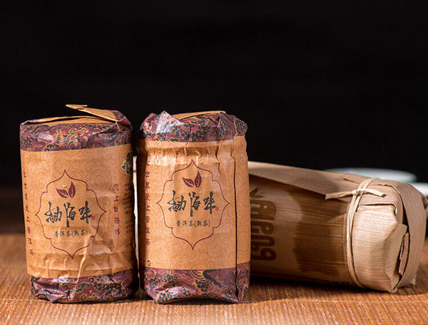 24 pieces Yunnan Menghai Flavor Ripe Pu'er Tea Column Mini Linglong Small Cakes