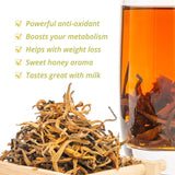 Natural high-quality Yunnan Golden Dian Hong Black Tea Honey Aroma 250g