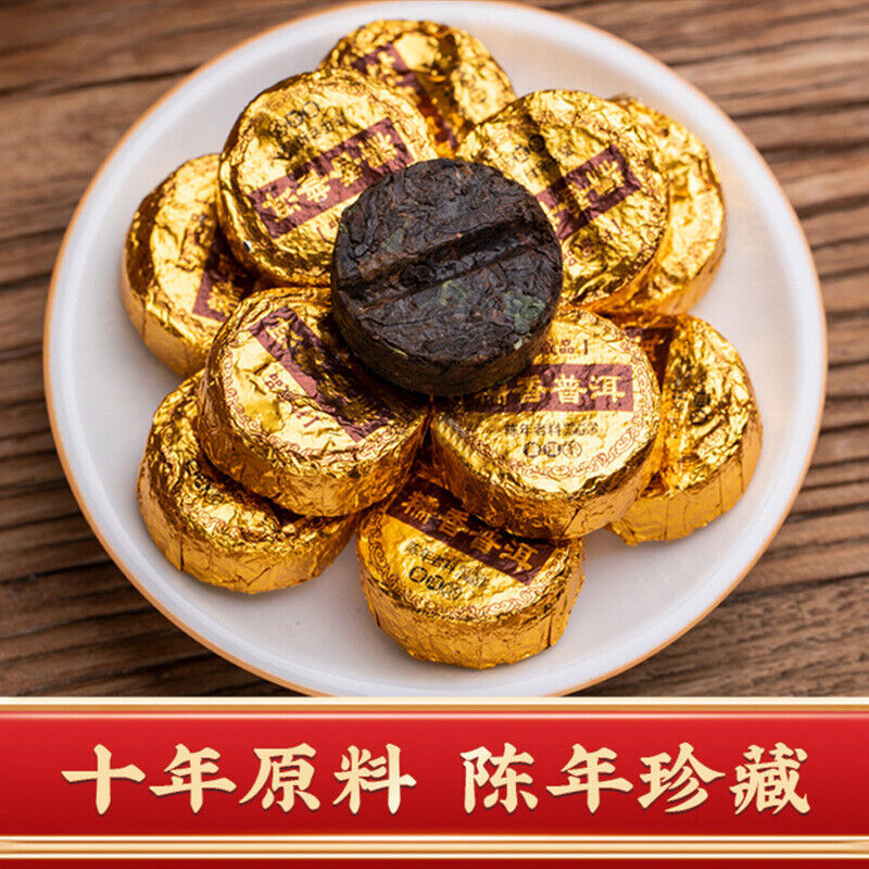 Petit Tuocha Puerh Tea Ripe Tea Glutinous Rice Fragrance Puerh Ripe Tea 500g