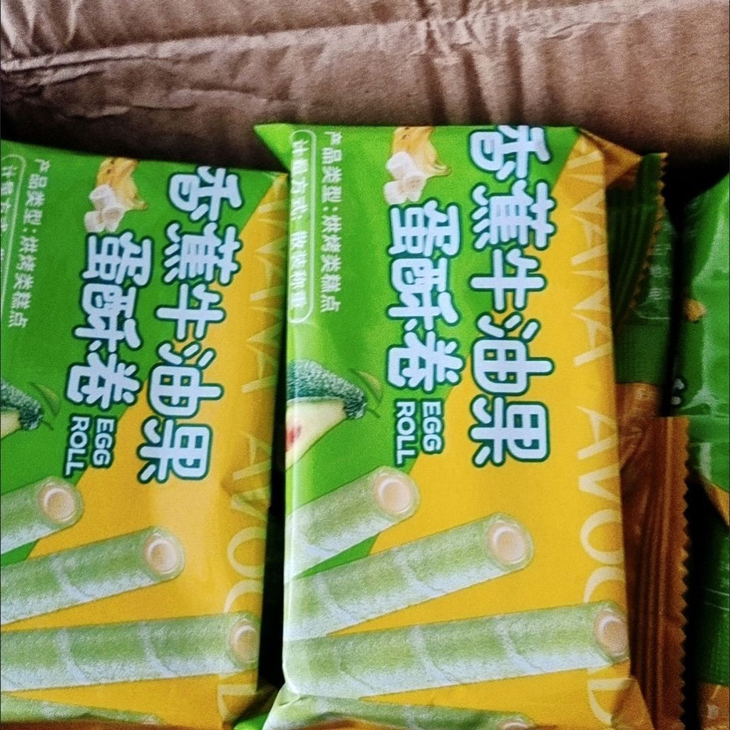 Avocado Egg Roll with Banana Filling Snack Perfect for Office or Dorm