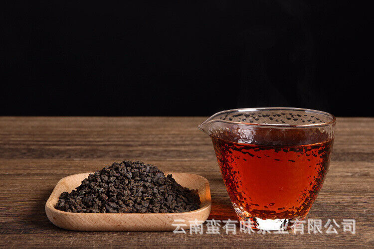 500g Yunnan Pu'er Tea Menghai Nuoxiang Ripe Tea Fossil Crushed Silver (No. C3)