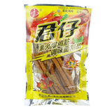 Junzai Vegetarian Hot Chicken Tendon Spicy Strips Snacks 50 Bags君仔素火爆鸡筋辣条50包麻辣零食