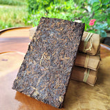 250g Yiwu ripe brick camphor brick tea old tea shoots leaf packaging ripe pu'er