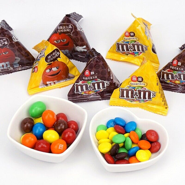 Snacks MM Chocolate Beans Peanut Milk Sandwich Beans Rainbow Candy 巧克力豆彩虹糖喜糖零食
