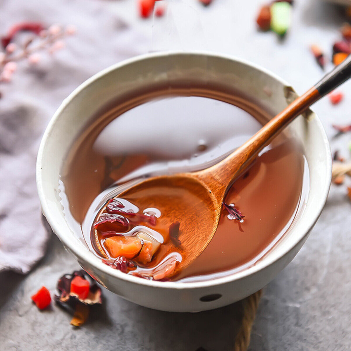 Grain Tea Flower Fruit Scented Tea Fresh Handmade Luoshen Hibiscus Healthy Food