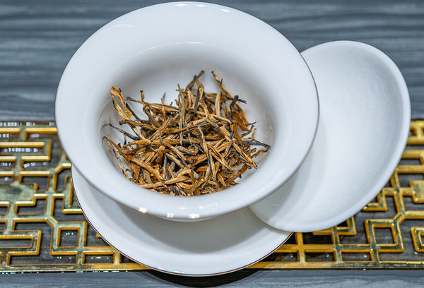 500G Yunnan Black Tea Mini Gold Needle Fengqing Dian Hong Tea Small Gold Needle