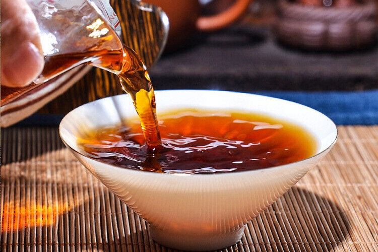 Yunnan Pu'er Tea Yunnan Seven Cakes Tea Ripe Tea 357g Healthy Drink