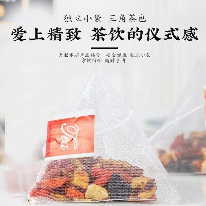 Ginseng 5-Herb Tea - Mulberry, Goji, Barley, Red Date, 150g, Wellness Tea Bags