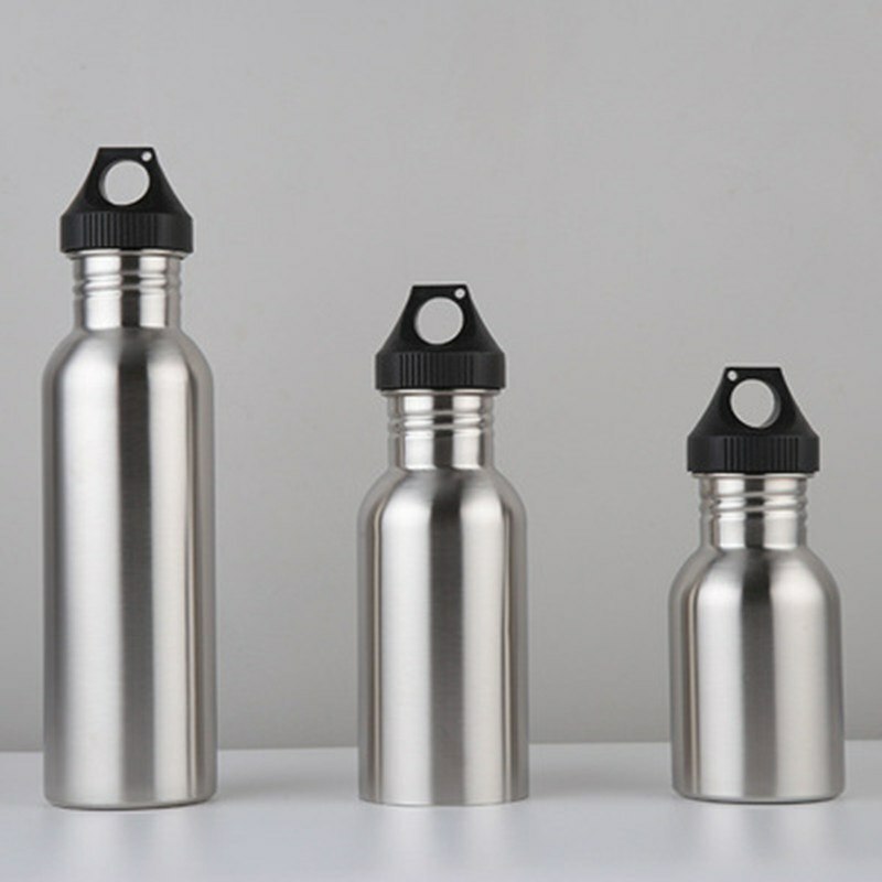Water Bottles Stainless Steel Kettle Sports Outdoor Travel Portable Drinkware