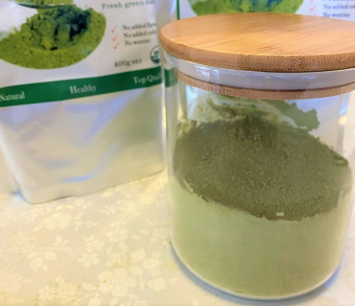HELLOYOUNG Organic A+ Grade Matcha,Green Tea Powder 1KG Secondary image