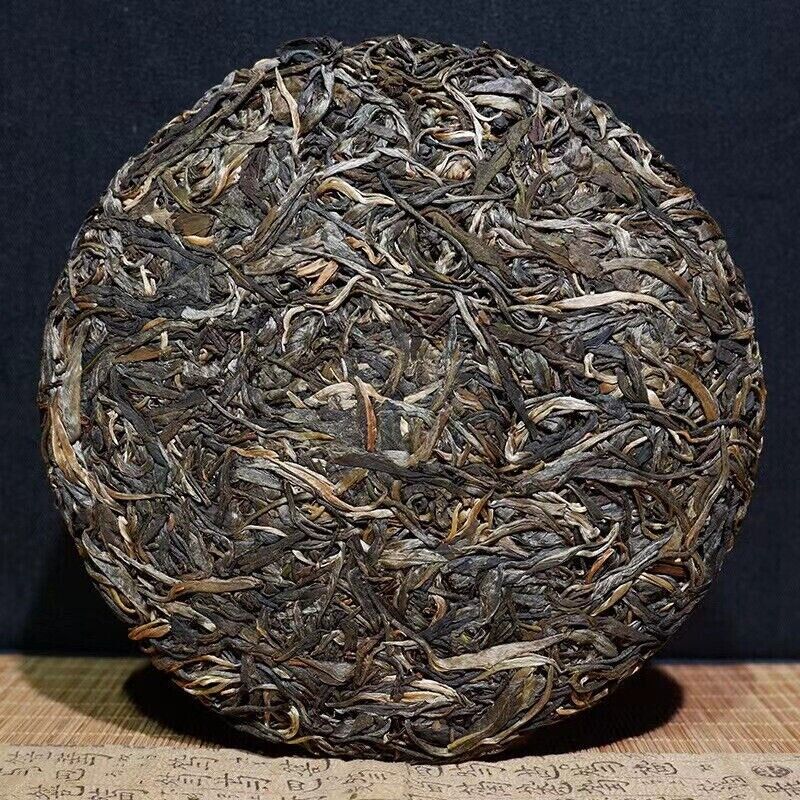 Organic Unfermented Puer Menghai Peacock Health Slimming Natural Tea357g/12.59oz